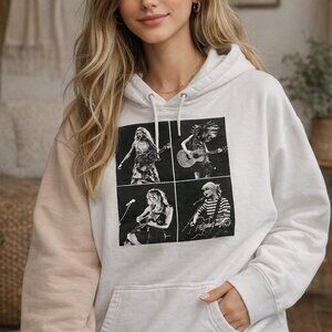 Taylor Swift Sweatshirt The Eras Tour 2023 Concert Hoodie Large